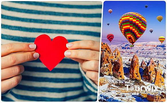 11 romantic routes for Valentine`s Day