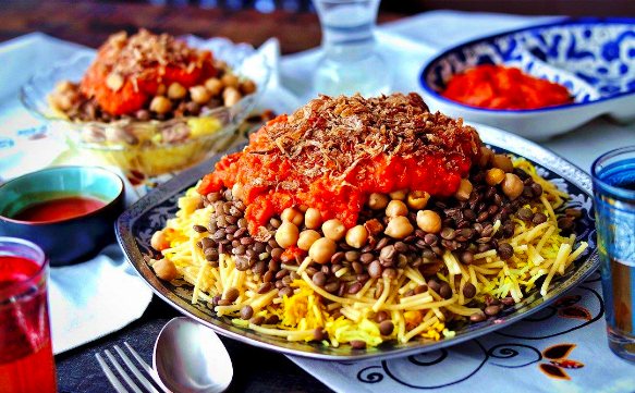 Şarm El-Şeyh, Koshari Baharatlı Yemek