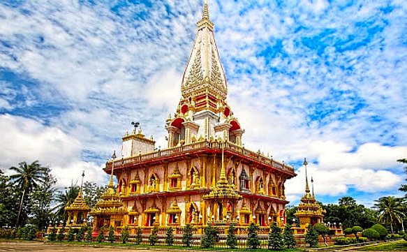 Thailand Phuket, Wat Chalong Tempel