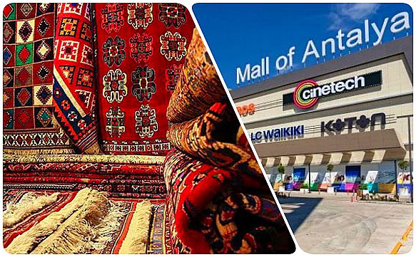 Antalya: Teppichladen+Einkaufszentrum (Kostenloser Transfer)